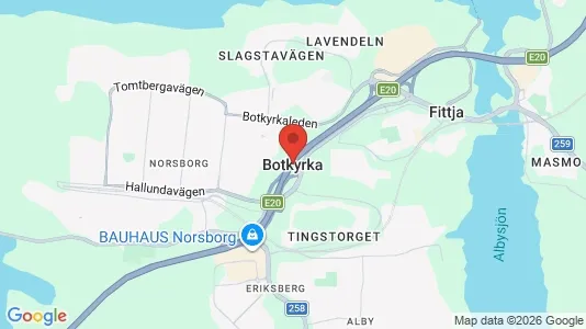 Houses for rent i Botkyrka - kort over placeringen