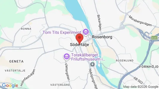 Houses for rent i Södertälje - kort over placeringen