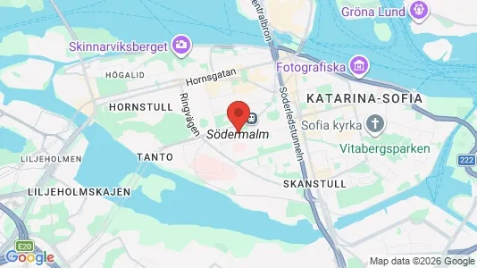 Houses for rent i Södermalm - kort over placeringen