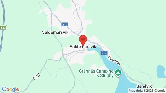 Houses for rent i Valdemarsvik - kort over placeringen