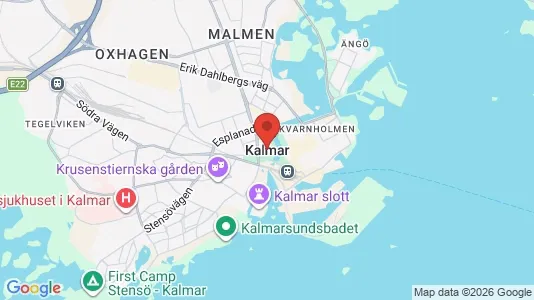Houses for rent i Kalmar - kort over placeringen