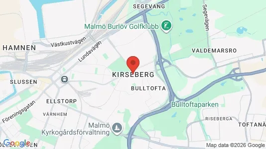 Houses for rent i Kirseberg - kort over placeringen