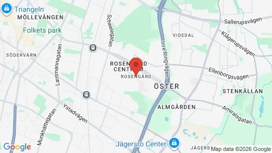 Rooms for rent i Rosengård - kort over placeringen