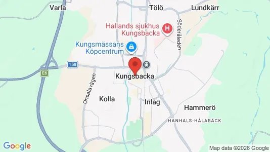 Houses for rent i Kungsbacka - kort over placeringen