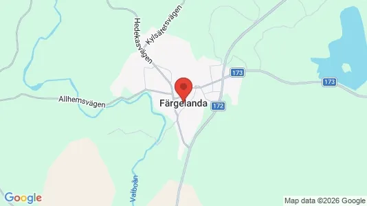 Apartments for rent i Färgelanda - kort over placeringen
