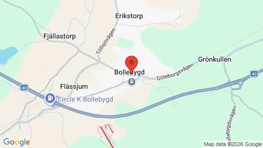 Houses for rent i Bollebygd - kort over placeringen