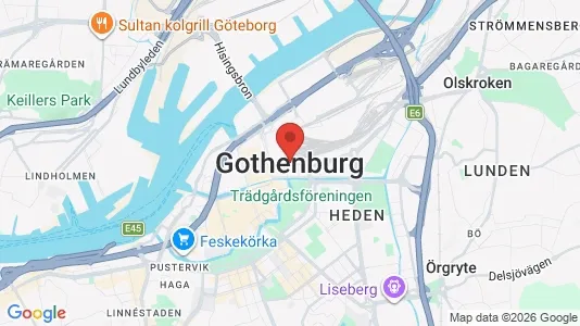 Houses for rent i Gothenburg East - kort over placeringen