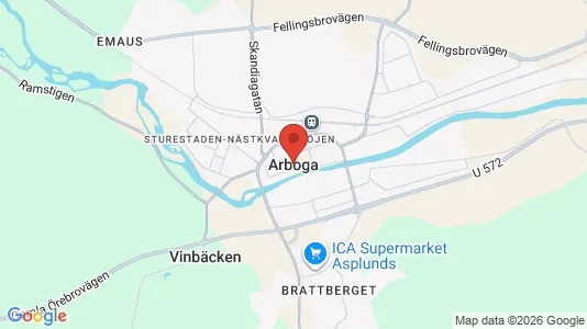 Houses for rent i Arboga - kort over placeringen