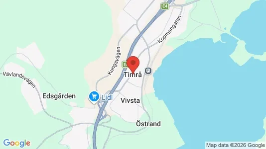 Houses for rent i Timrå - kort over placeringen