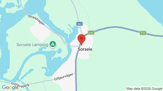 Houses for rent i Sorsele - kort over placeringen