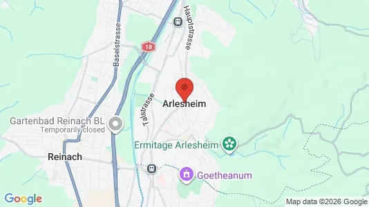 Houses for rent i Arlesheim - kort over placeringen
