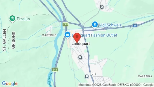Houses for rent i Landquart - kort over placeringen