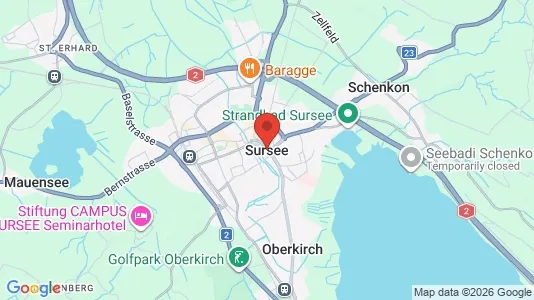 Houses for rent i Sursee - kort over placeringen
