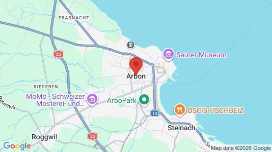 Houses for rent i Arbon - kort over placeringen