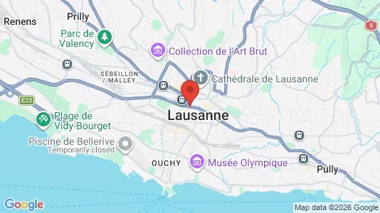 Houses for rent i Lausanne - kort over placeringen