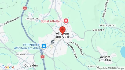 Houses for rent i Affoltern - kort over placeringen