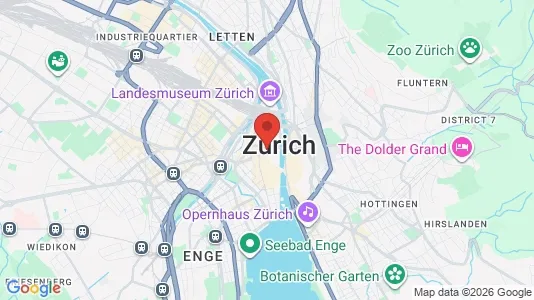 Apartments for rent i Zürich District 1 - Altstadt - kort over placeringen