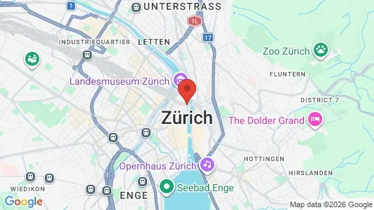 Apartments for rent i Zürich Distrikt 9 - kort over placeringen