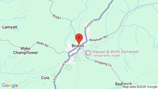 Apartments for rent i Bruton - Somerset - kort over placeringen