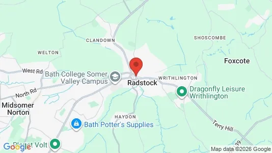 Apartments for rent i Radstock - Avon - kort over placeringen
