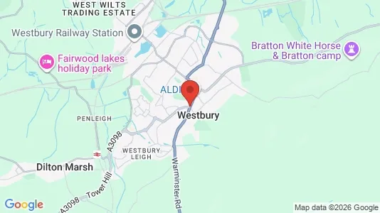 Houses for rent i Westbury - Wiltshire - kort over placeringen