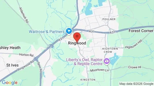 Apartments for rent i Ringwood - Hampshire - kort over placeringen