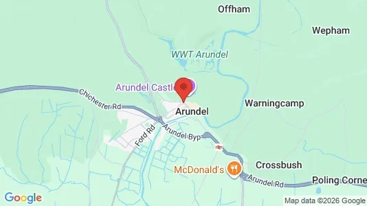 Houses for rent i Arundel - West Sussex - kort over placeringen