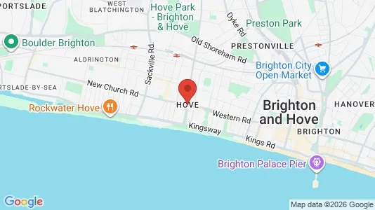Houses for rent i Hove - East Sussex - kort over placeringen