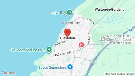 Houses for rent i Clevedon - Avon - kort over placeringen