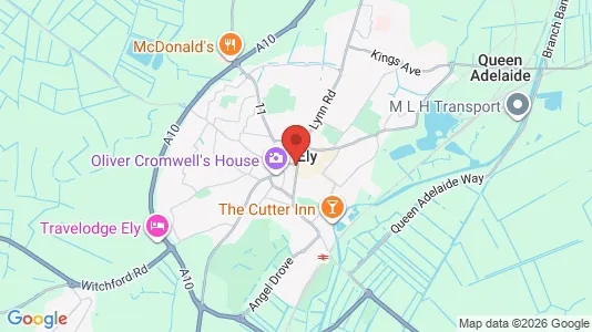 Rooms for rent i Ely - Cambridgeshire - kort over placeringen