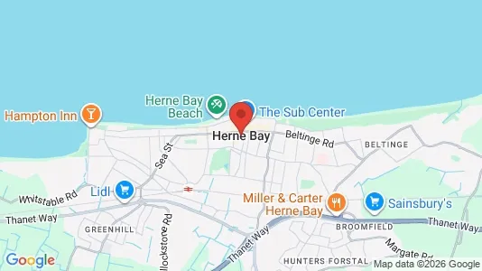 Apartments for rent i Herne bay - Kent - kort over placeringen
