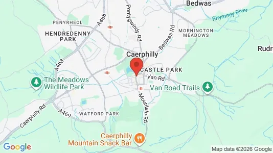 Houses for rent i Caerphilly - Mid Glamorgan - kort over placeringen