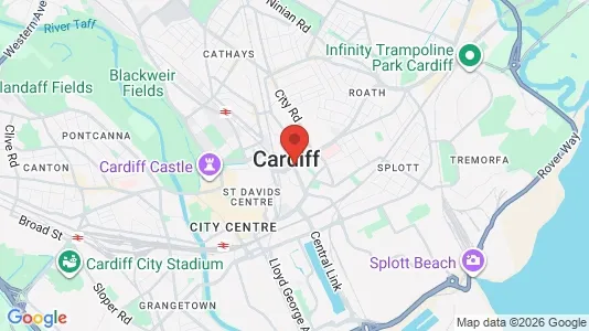 Houses for rent i Cardiff - South Glamorgan - kort over placeringen