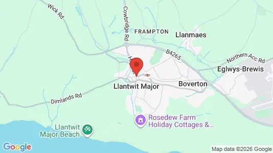 Houses for rent i Llantwit Major - South Glamorgan - kort over placeringen