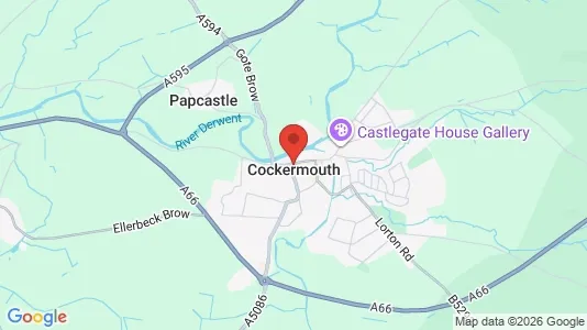Houses for rent i Cockermouth - Cumbria - kort over placeringen