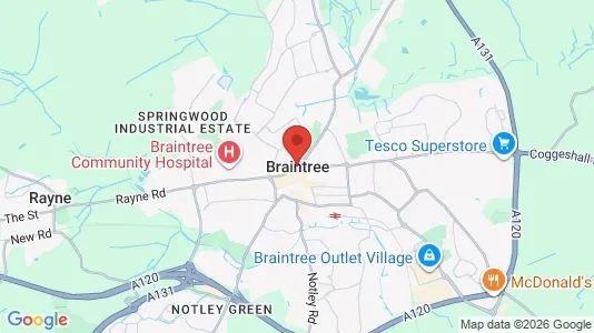 Houses for rent i Braintree - Essex - kort over placeringen
