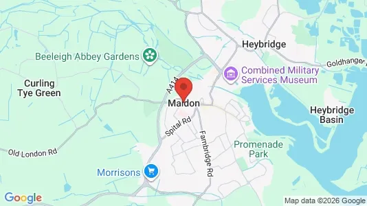 Houses for rent i Maldon - Essex - kort over placeringen