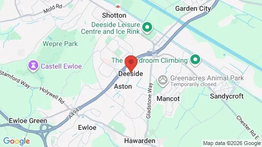 Apartments for rent i Deeside - Clwyd - kort over placeringen