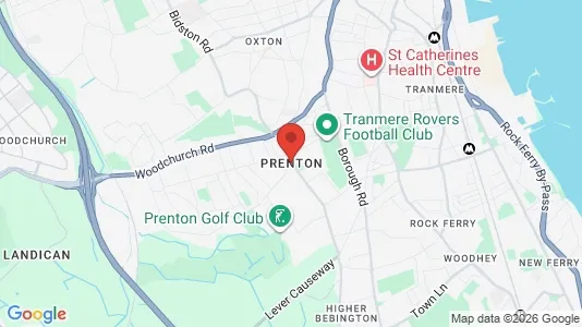 Apartments for rent i Prenton - Merseyside - kort over placeringen