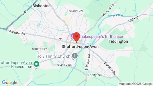 Houses for rent i Stratford-upon-Avon - Warwickshire - kort over placeringen