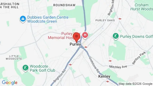 Apartments for rent i Kenley/Purley - Surrey - kort over placeringen