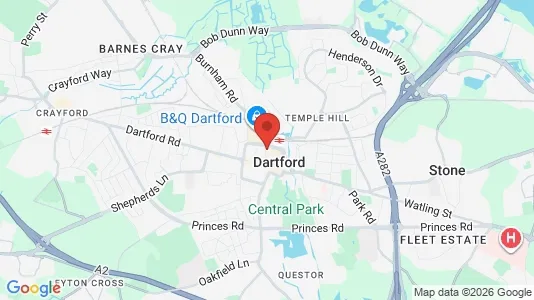 Apartments for rent i Dartford - Kent - kort over placeringen