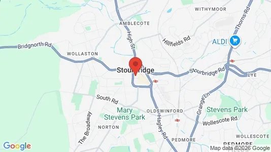 Houses for rent i Stourbridge - West Midlands - kort over placeringen