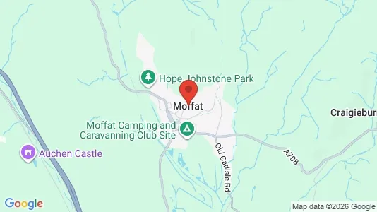 Houses for rent i Moffat - Dumfriesshire - kort over placeringen