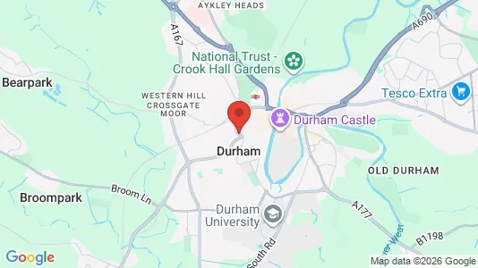 Apartments for rent i Durham - County Durham - kort over placeringen