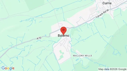 Houses for rent i Balerno/Currie/Juniper Green - Midlothian - kort over placeringen