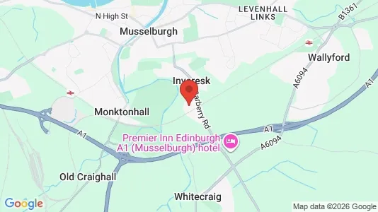 Apartments for rent i Musselburgh - Midlothian - kort over placeringen