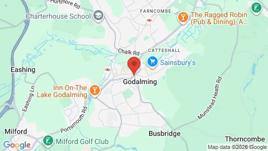 Houses for rent i Godalming - Surrey - kort over placeringen