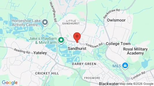 Apartments for rent i Sandhurst - Berkshire - kort over placeringen