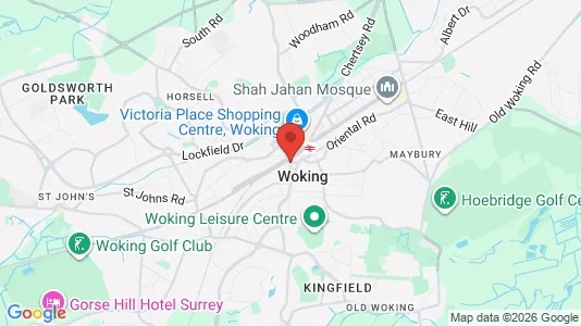 Houses for rent i Woking - Surrey - kort over placeringen